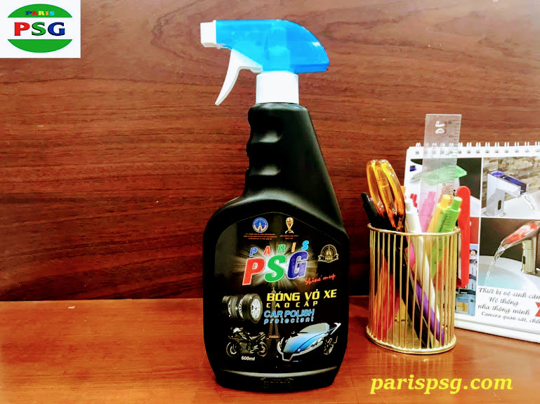 Nước xịt bóng vỏ xe cao cấp PARIS PSG - 600ml