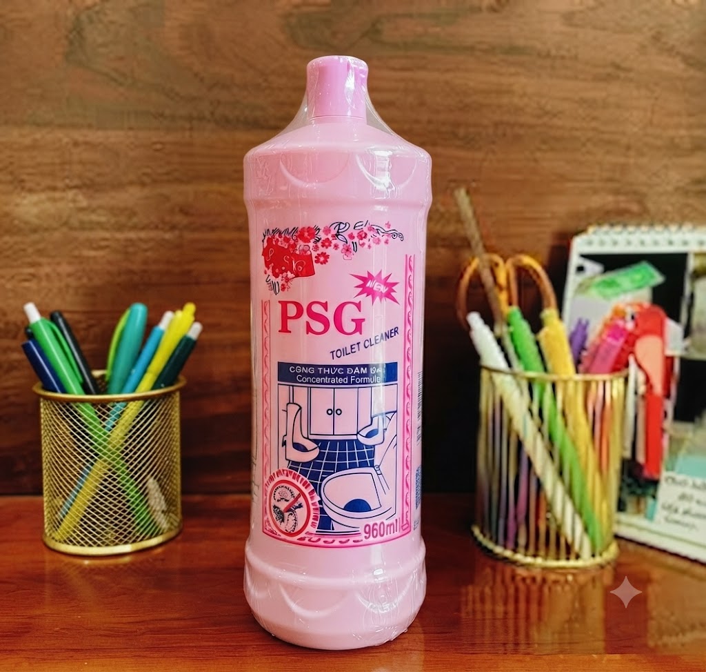 Nước tẩy rửa Toilet hồng PARIS PSG - 960ml